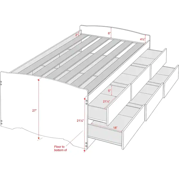 Prepac Dimensions