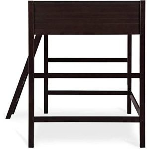 Dorel Living Denver Traditional Wood Full Loft Bed in White | Homesquare